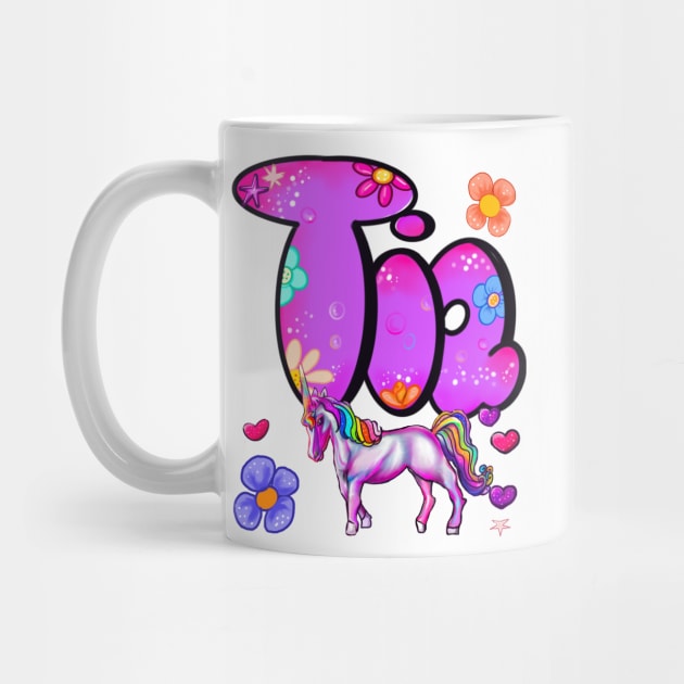 The top 10 best unicorn Personalized Custom Name gift ideas for Tia girls and womenP by Artonmytee